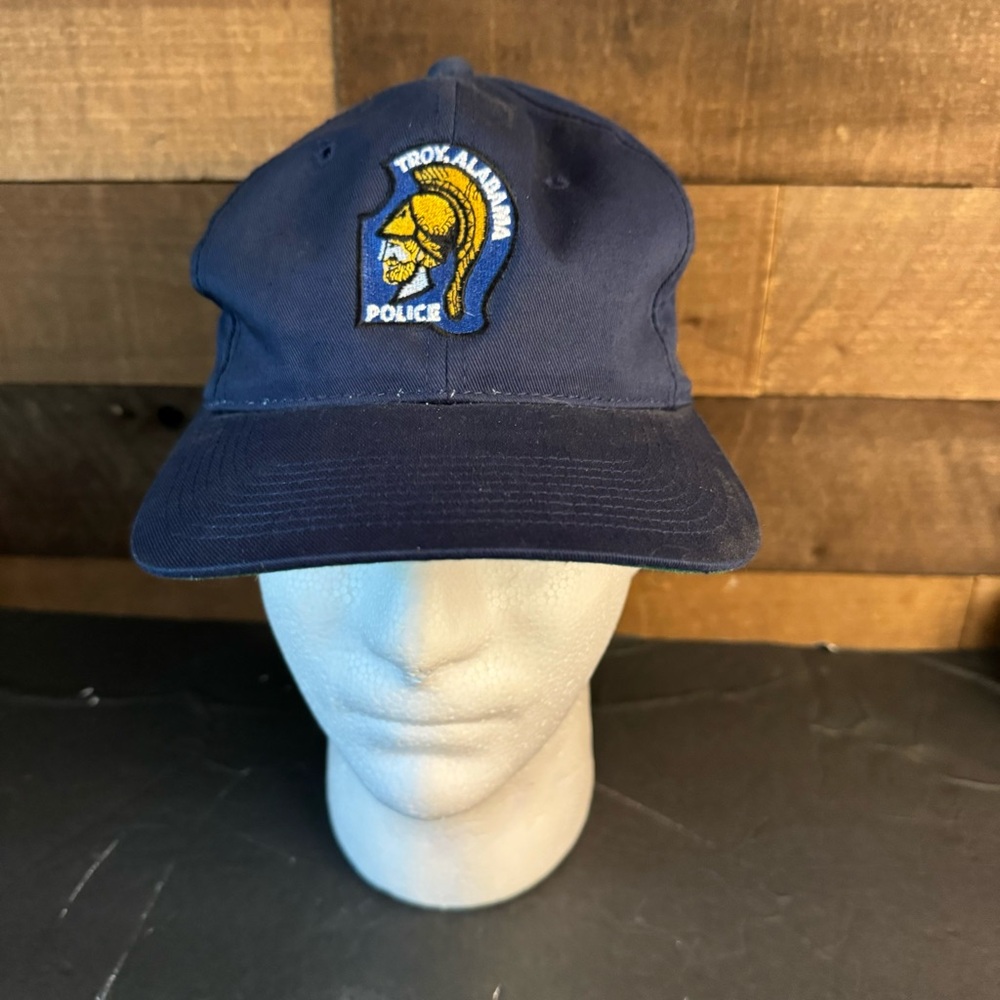 Troy Alabama Police Blue Vintage Dad Hat Basebal Hat Adjustable‎ Strap